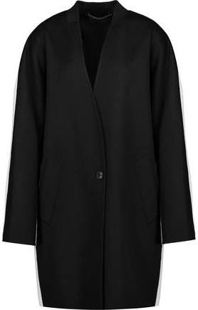 Rockley Two-Tone Brushed-Wool Coat