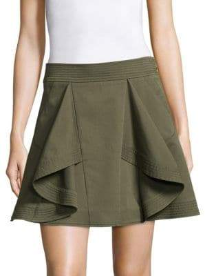 Tomi Ruffle A-Line Skirt
