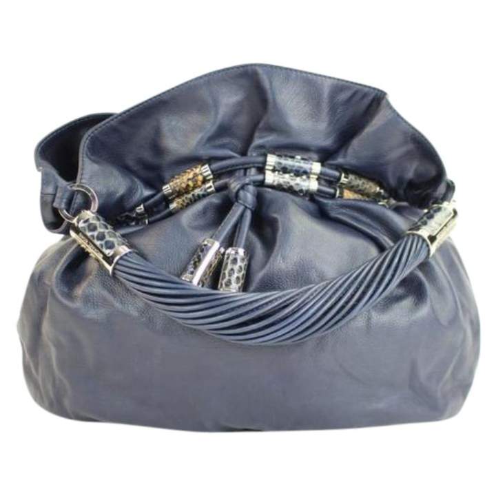 Michael Kors Leather handbag - BLUE - STYLE