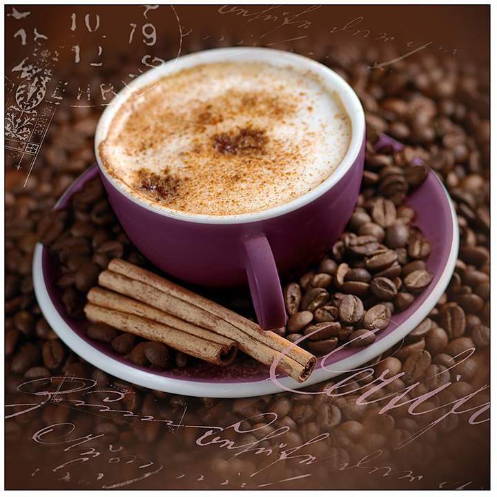 Pro Art Kunstdruck Violett coffee I