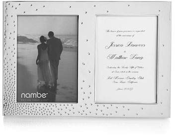 Nambe Dazzle Double Invitation Picture Frame