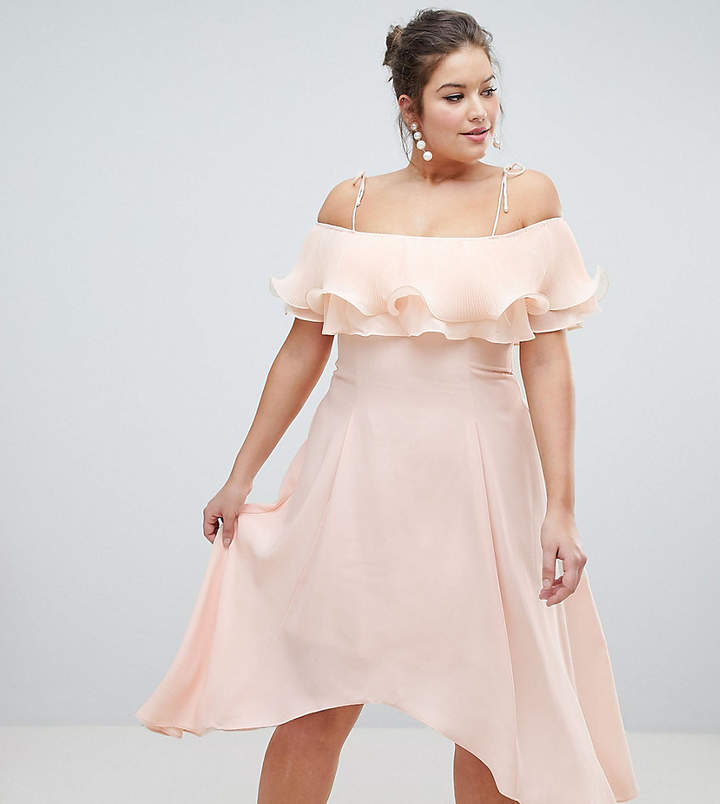 Coast Plus Daphne Pleated Midi Dress