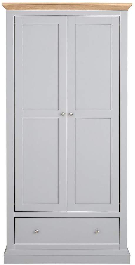 Ideal Home New Hannah 2 Door 1 Drawer Wardrobe