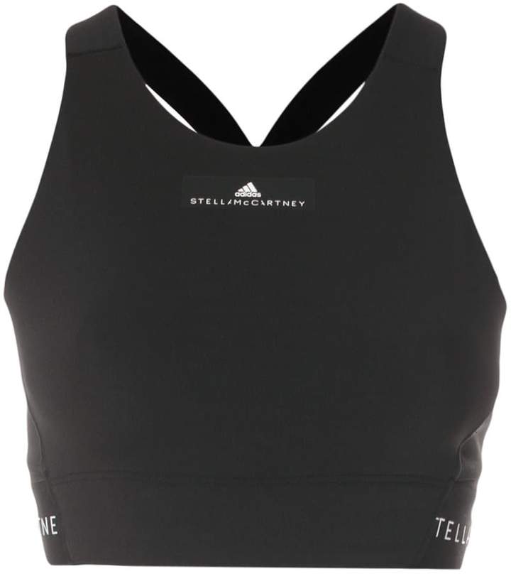 Cropped-Tanktop mit Logo
