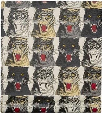 Gucci Kids tiger face print wallpaper
