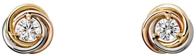 Trinity de Large Diamond Stud Earrings