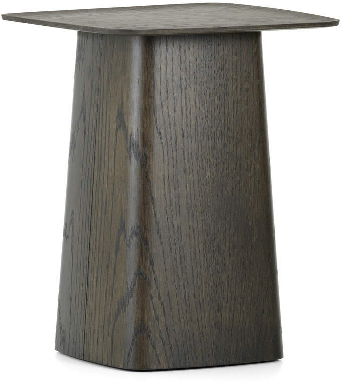 Wooden Side Table, Nussbaum / klein