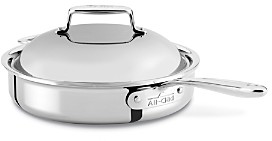 d7 Stainless 3 Quart Pan Roaster with Lid