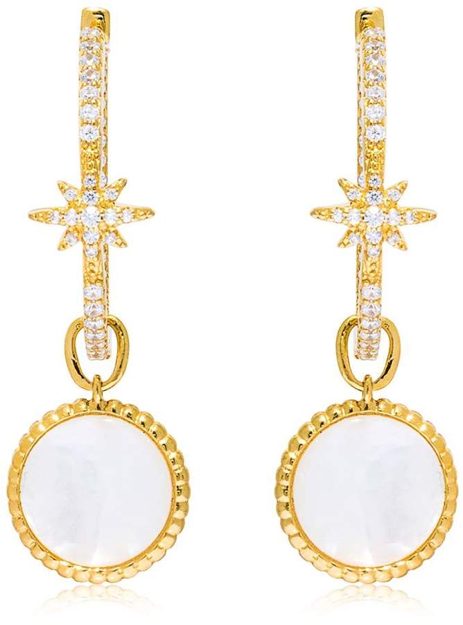 Ohrringe Mit Perlmuttanhänger