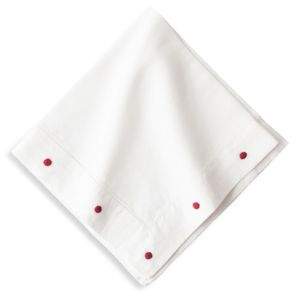 Ruby Berry Embroidered Napkins