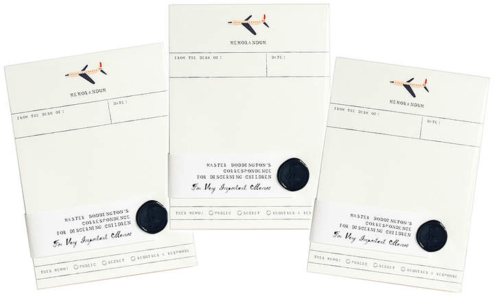 Travel Memorandum Notepad - Set of Three
