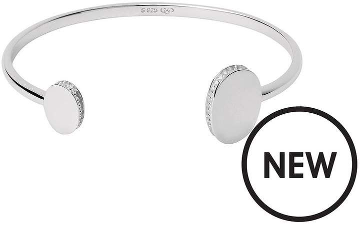 Sterling Silver Narrative Cuff Bracelet