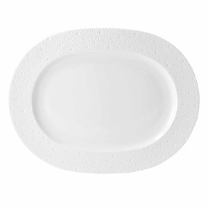 Ecume White Oval Platter