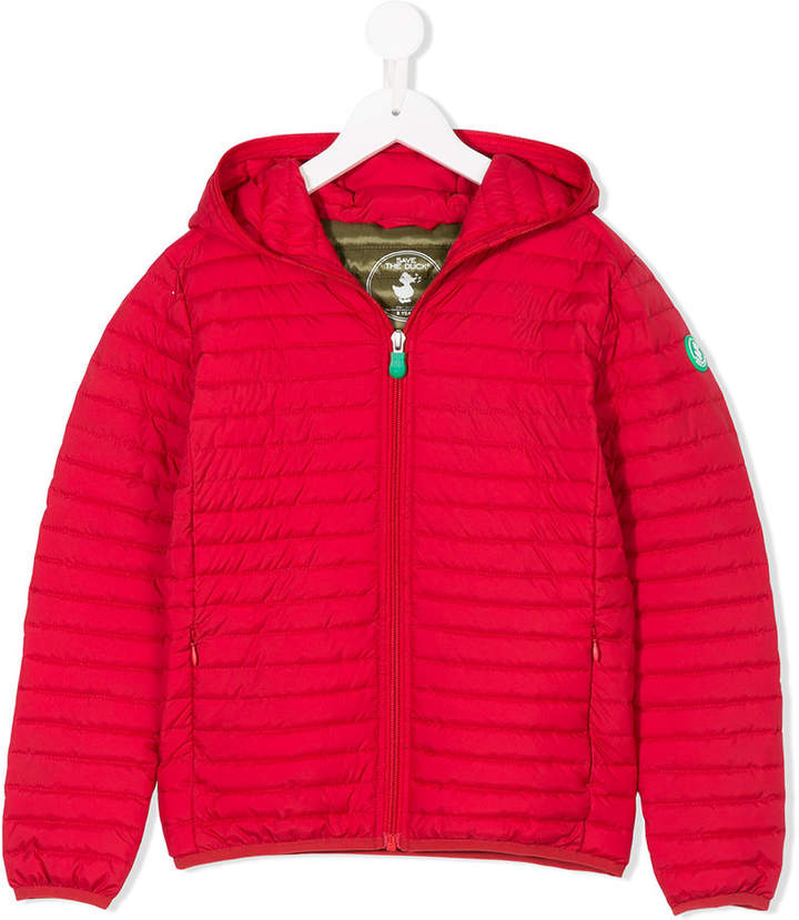 Save The Duck Kids padded jacket with hood