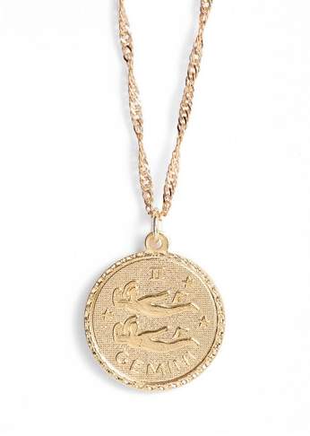 CAM Jewelry Ascending Zodiac Medallion Necklace