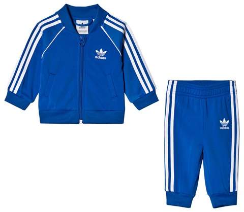 Blue Branded Infants Sweater and Joggers Set