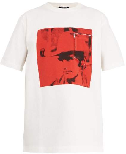 Dennis Hopper-print cotton-jersey T-shirt