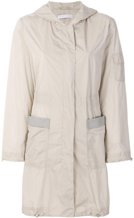 Trenchcoat mit Kapuze