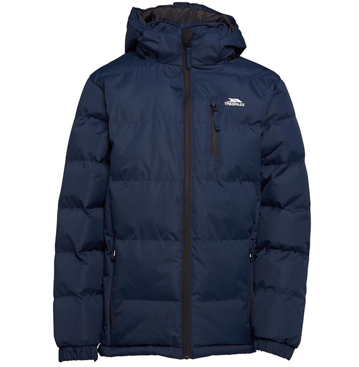 Boys Tuff Padded Hooded Jacket Navy