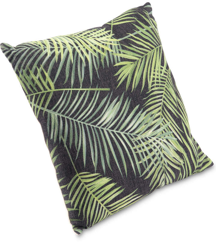 Tropical Black & Green Pillow
