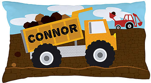 Construction Site Personalized Pillowcase