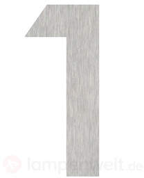 Wirkungsvolle Edelstahl-Hausnummern, 0-9