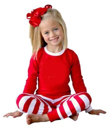 OUTAD Christmas Pajamas Autumn Winter Mother Father Daughter Son Pajamas Red Stripe Family Clothes Set Leisure Wear Suit