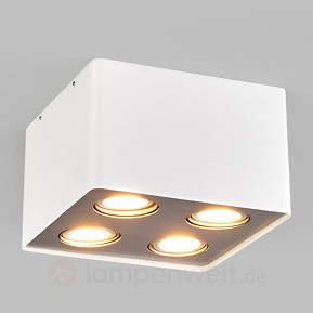 Küchen-LED-Deckenleuchte Giliano in Weiß, 4-fl.