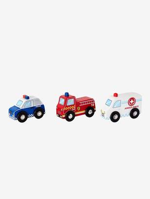 Vehicle Toys Shopstyle Uk - vertbaudet set of 3 wooden cars