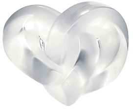 Heart Paperweight Clear