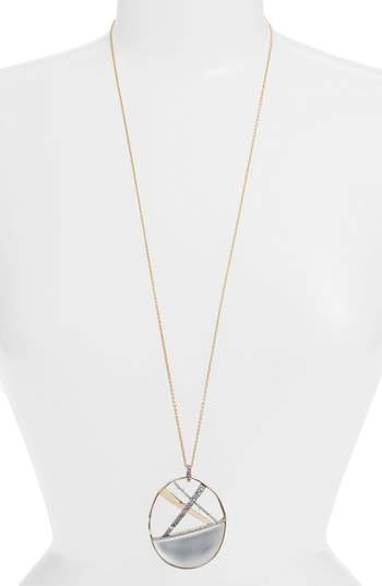 Lucite(R) Detail Pendant Necklace