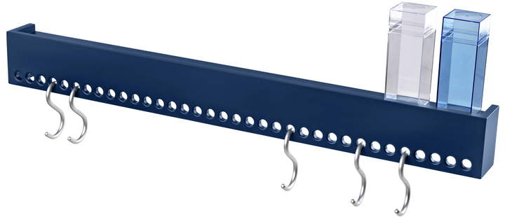 Nomess Copenhagen Nomess - So-Hooked Wandgarderobe, 90cm, Blau