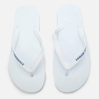 mens flip flops armani