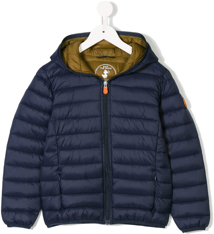 Save The Duck Kids hooded padded jacket