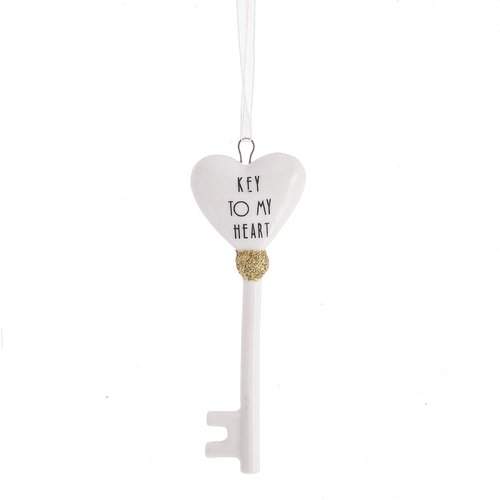 The Holiday Aisle Key to My Heart Hanging Figurine