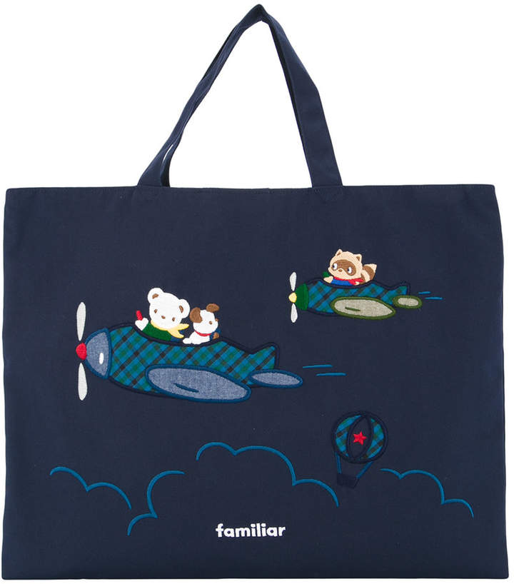 Fami embroidered tote bag