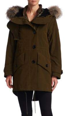 Ramsford 3-in-1 Hooded Fur Coat