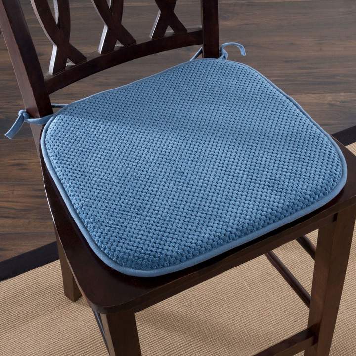 Blue Dining Chair Cushion, Set of 4