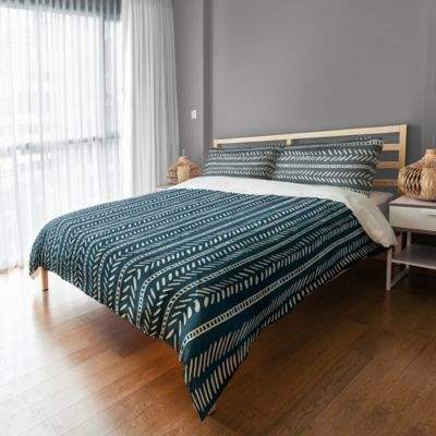 Designs Direct Dash Twin Duvet Cover in Blue