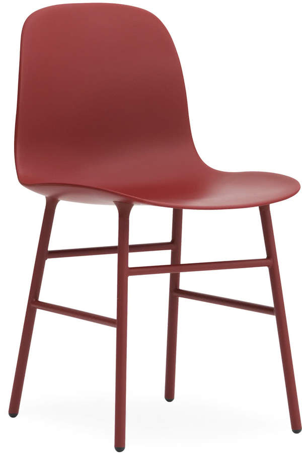Normann Copenhagen - Form Stuhl, Gestell Stahl / Rot