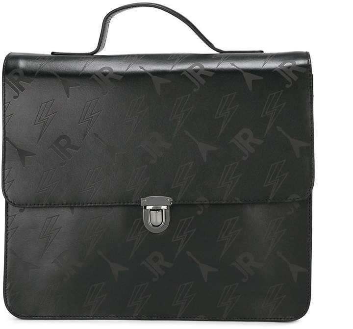 John Richmond Kids embossed satchel backpack