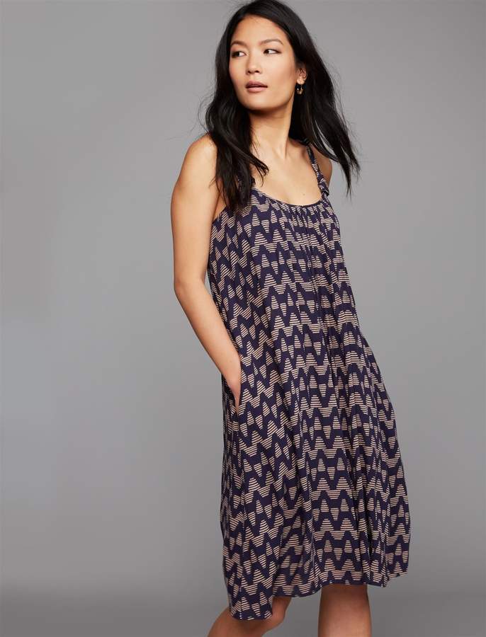 Clip Down Mock Layer Nursing Dress