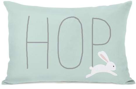 Harriet Bee Carrboro Bunny Hop Lumbar Pillow
