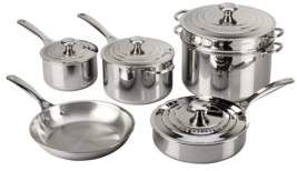 Ten-Piece Stainless Steel Set
