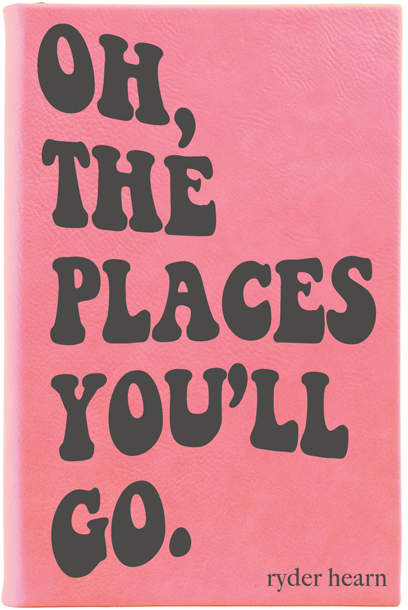 Pink & Black 'The Places You'll Go' Personalized Journal