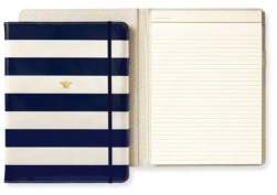 Navy Stripe Folio