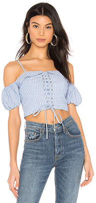 superdown Dani Lace Up Top