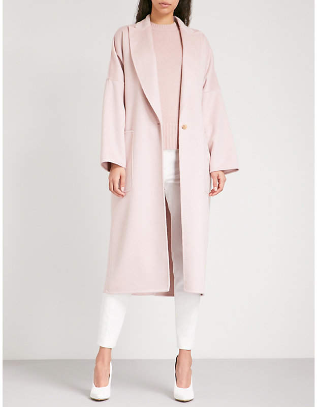 Rubiera single-breasted cashmere coat