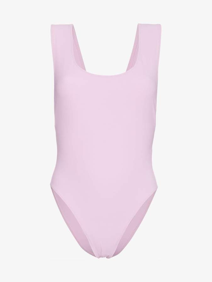 Pink Jireh cutout swimsuit