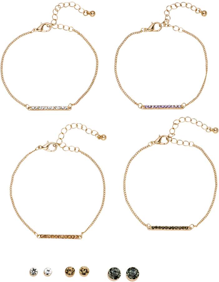 bpc bonprix collection 7-tlg. Set Armbänder und Ohrringe